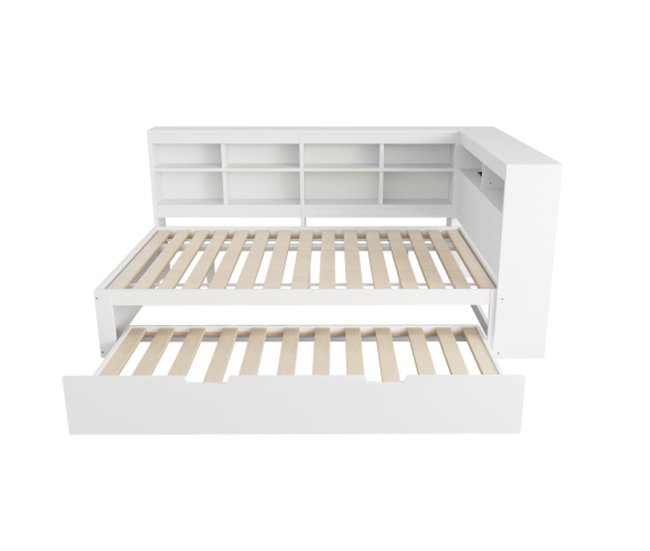Sofá cama, usb, compartimento de almacenamiento, cama doble 166x222