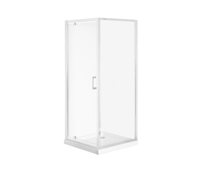 Beliani Cabine de duche DARLI Transparente