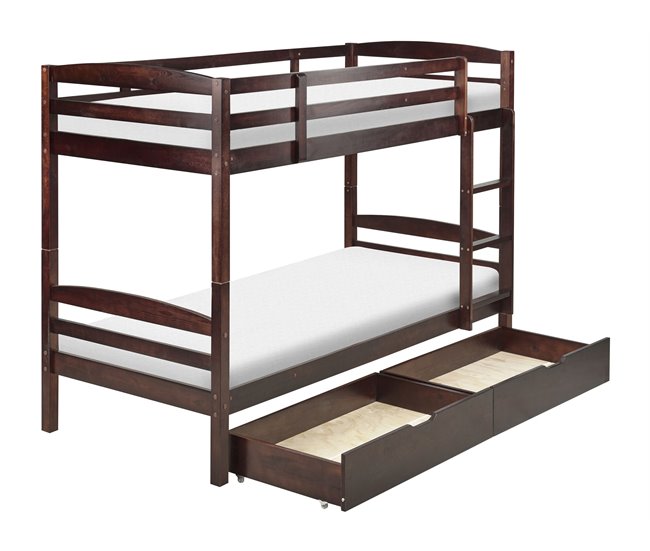Beliani Beliche Pinho REGAT 97x208 Castanho