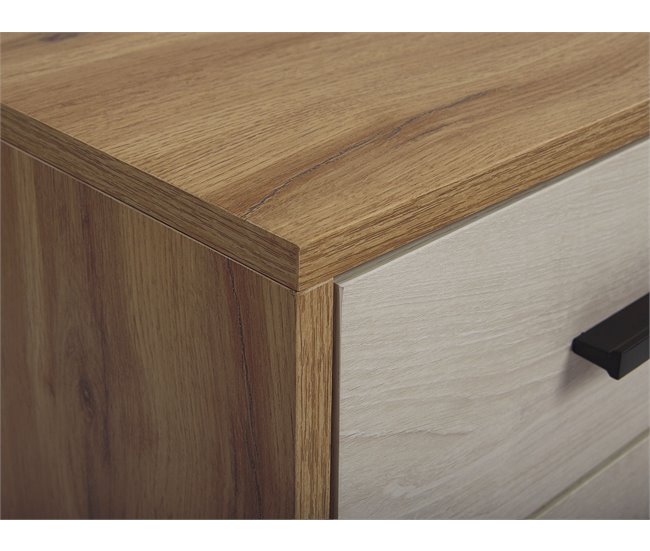 Beliani Mesa de TV FORESTER 120 Castanho