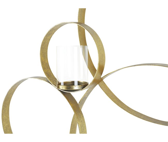 Beliani Candelabro BURU Dourado