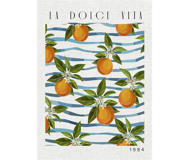 Gravura NARANJAS 70x50cm marca MARCOMUEBLE Laranja