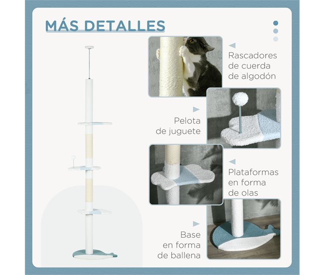 Arranhador para Gatos Branco