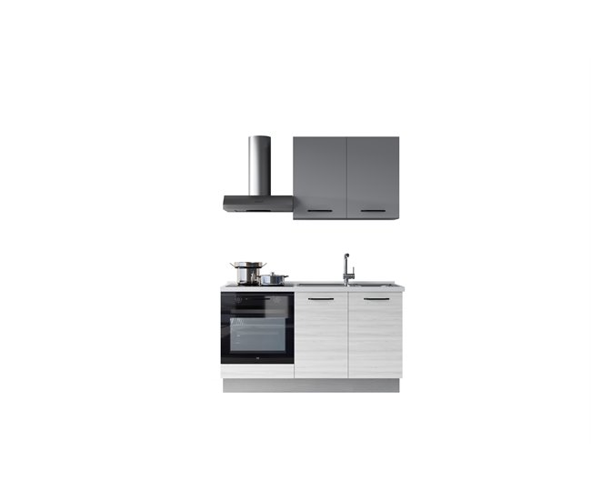Cozinha GILDA 2.0 Direita Branco/cinza