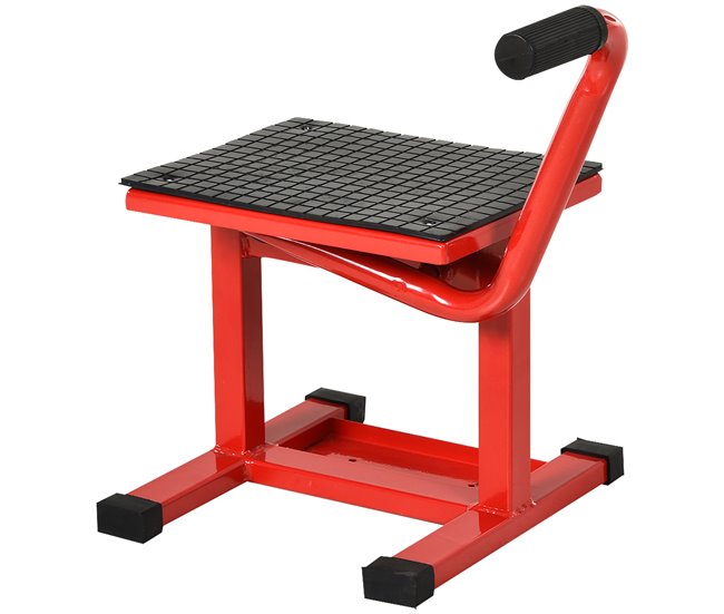 Plataforma de elevação para motos aço e borracha durhand