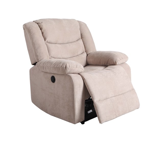 Poltrona CHEF2 relax em tecido Vison