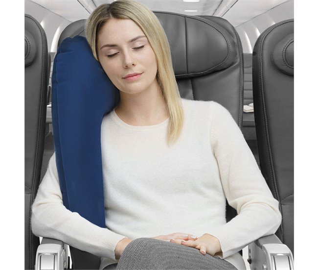 Almofada de Viagem Insuflável com Suporte para Assentos IG115243 Multicor
