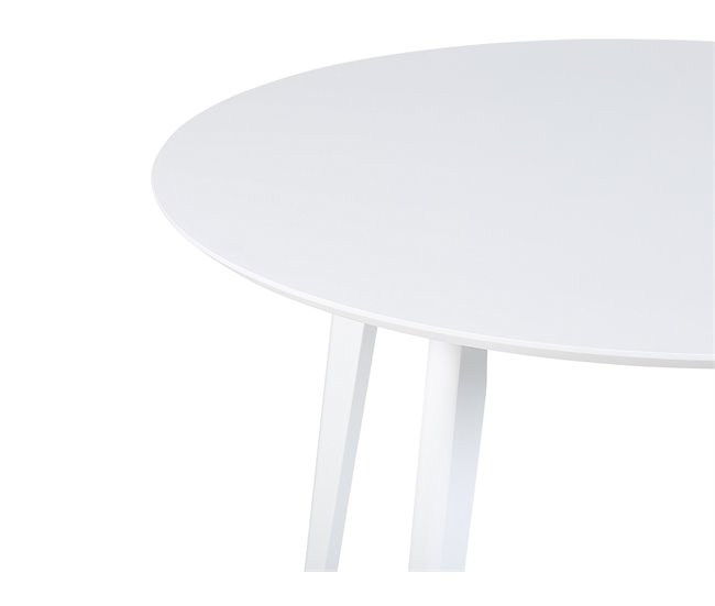 Beliani Conjunto de refeição ROXBY Branco