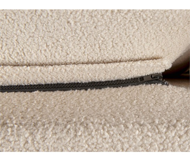 Beliani Cama Bouclé MELLE 155x240 Bege