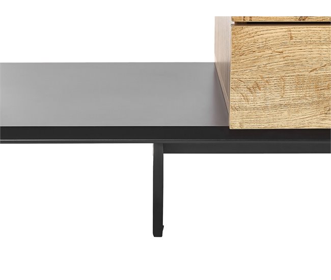 Beliani Mesa de TV FORESTER 160 Castanho