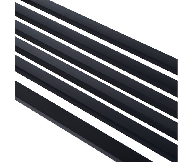 Banco de Jardim Ferro Outsunny 127x60 Preto