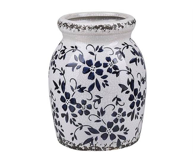 Beliani Jarrón para flores AMIDA Branco
