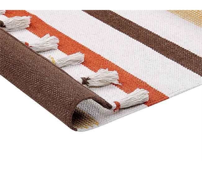 Beliani Entrelaçado HISARLI 80x150 Bege