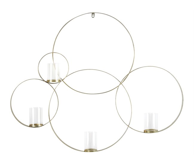 Beliani Candelabro BURU Dourado