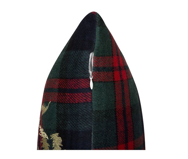Beliani Almofada decorativa RUDOLPH Multicor