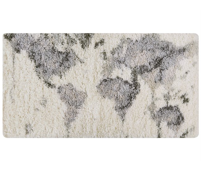 Beliani Shaggy (pelos longos) SEVAN 80x150 Branco/ Bege