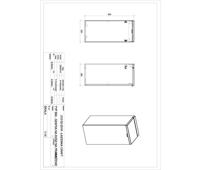 ARMÁRIOS LATERAIS CAPRI 35 Branco