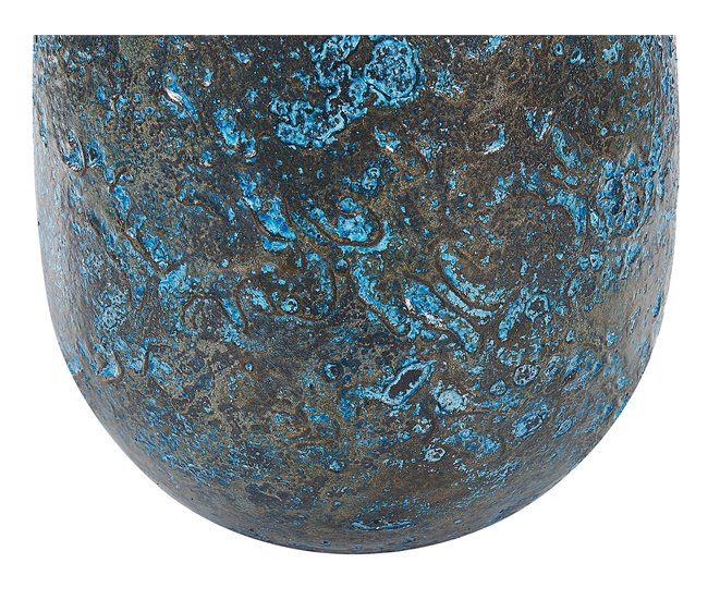 Beliani Jarro decorativo VELIA Azul