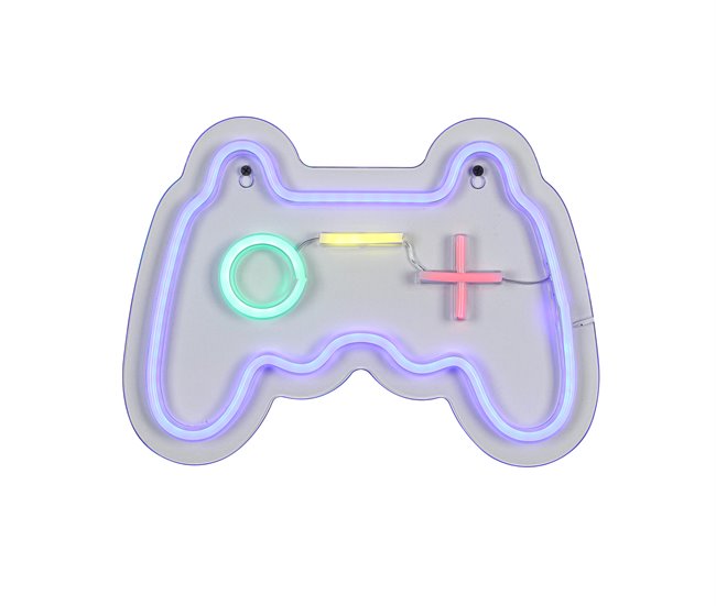 Aplique CONTROLLER NEON L led RGB 5W 22cm marca CONFORAMA Preto