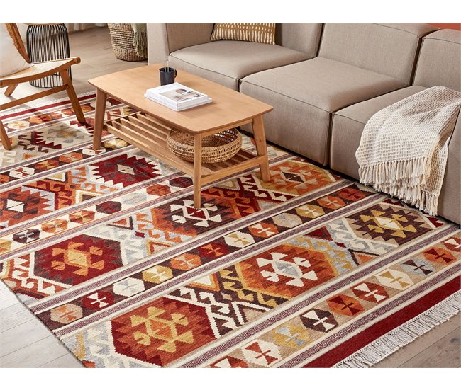 Beliani Kilim AYGAVAN 200x300 Multicor