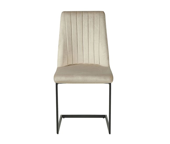 Beliani Silla de comedor LAVONIA Azul Marino