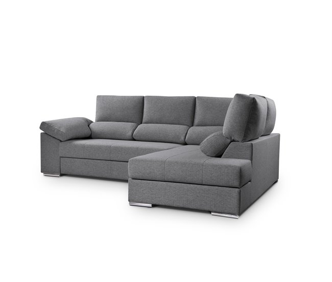 Sofá de canto L BARI XL Antracite