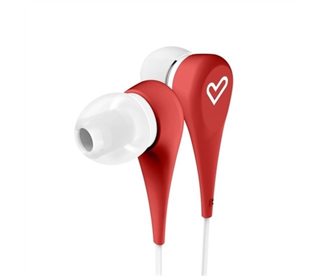 Auriculares com microfone Style 1 Vermelho