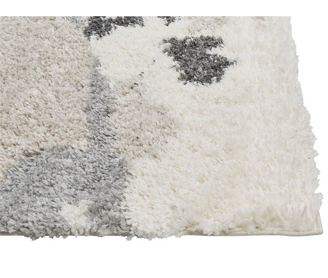 Beliani Shaggy (pelos longos) GORIS 80x150 Branco