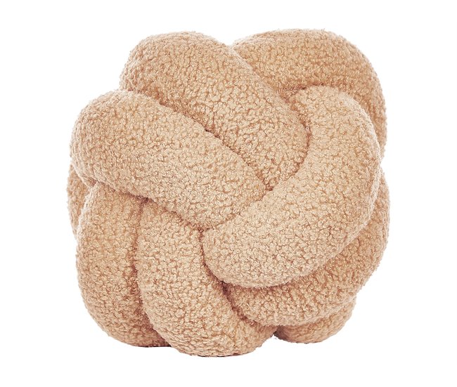 Beliani Almofada decorativa MALNI 19x19 Bege