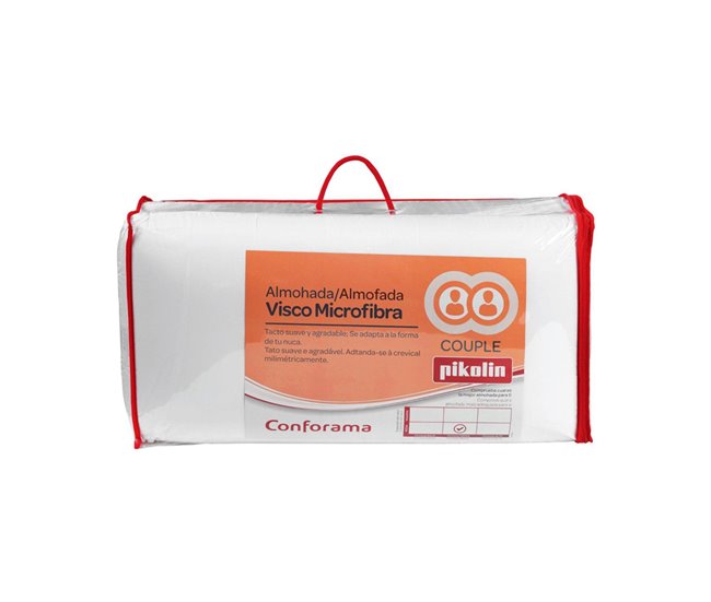 Conjunto de 2 almofadas 70 cm VISCOTRANSPIRÁVEL PIKOLÍN  Branco