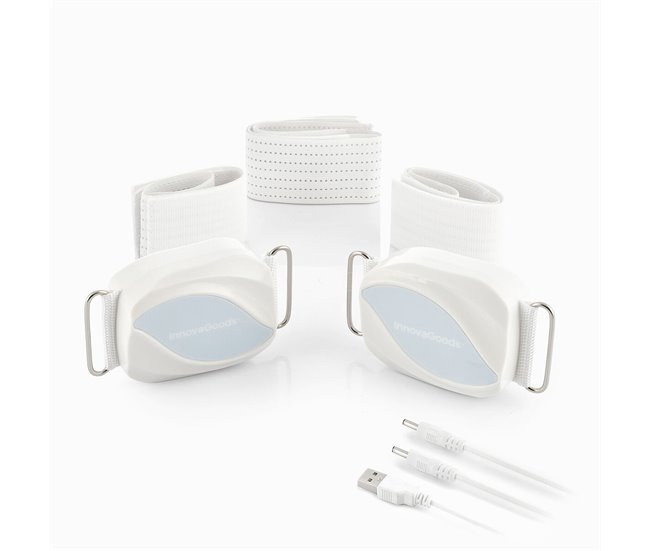 Cinto de Massagem Vibratório para Tonificar o Corpo Branco
