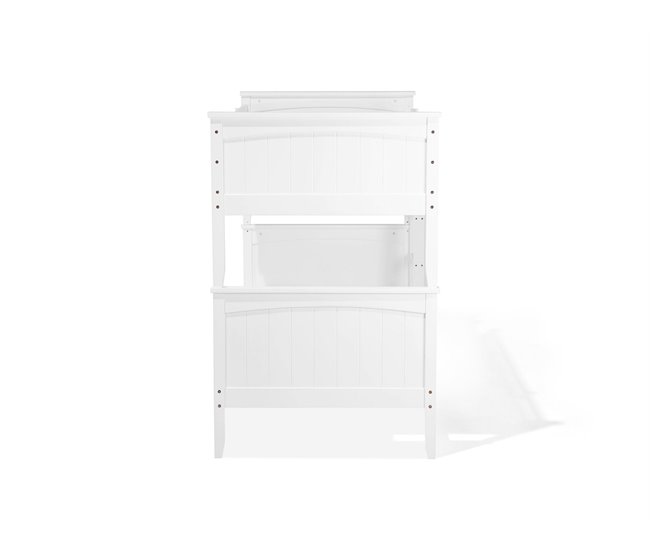 Beliani Beliche Pinho ALBON 104x206 Branco