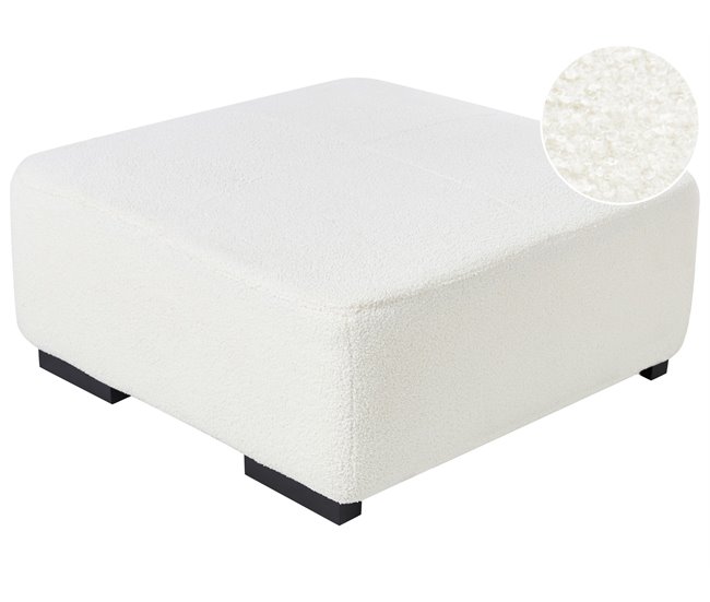 Beliani Reposapiés LUNGO Branco