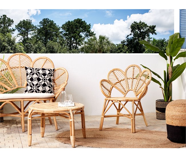 Cadeira pavão FLORENTINE II Rattan Natural Natural