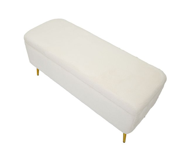 Banco com Arrumação MF304 112x42 Branco