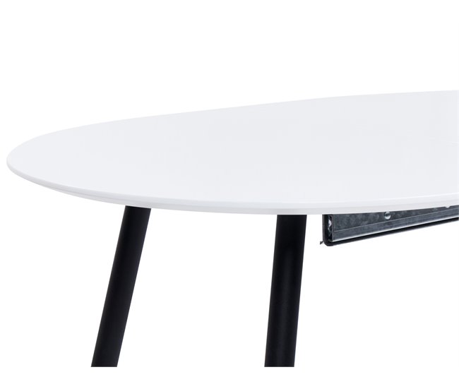 Beliani Mesa de jantar STAVERTON Branco