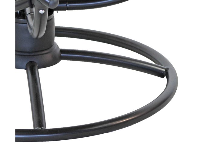 Espreguiçadeira elíptica twist para jardim Cru