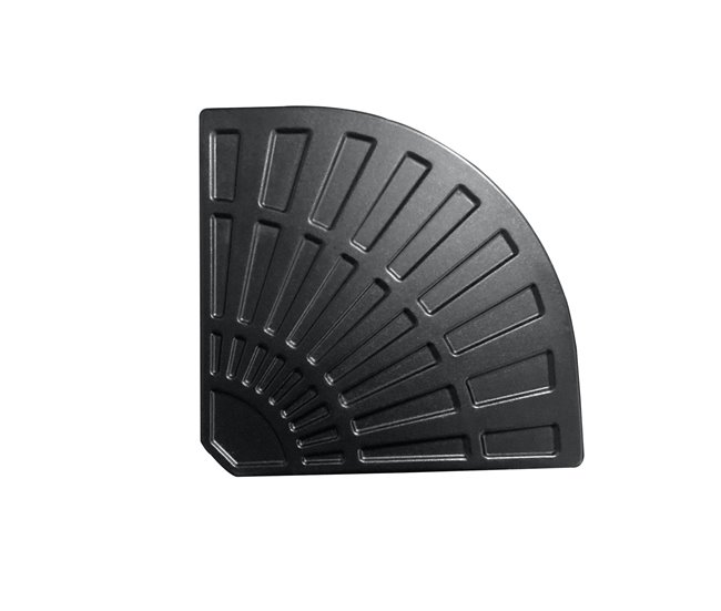 Base de guarda-sol BLAIR 47x47x4,2cm cor preta Preto
