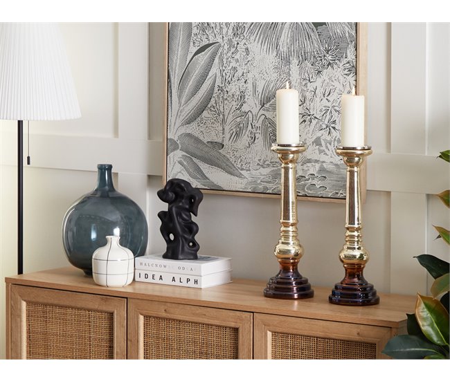 Beliani Candelabro IMARTI Dourado