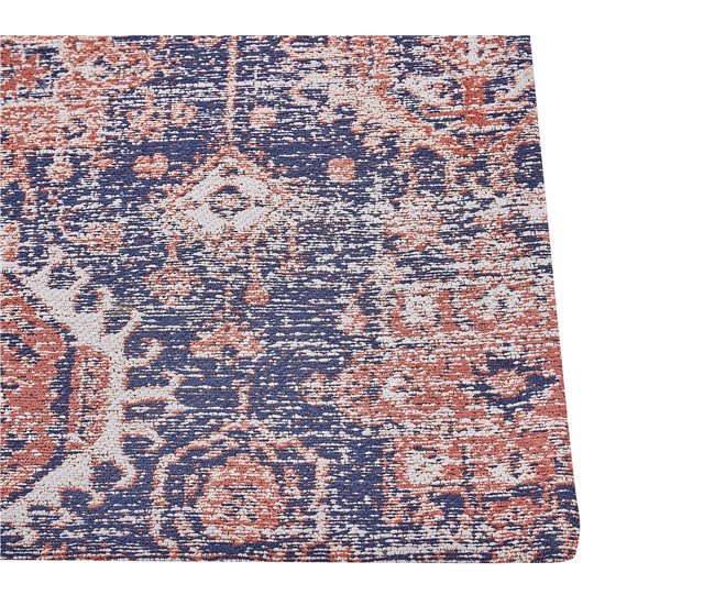 Beliani Pelos curtos KURIN 80x300 Azul