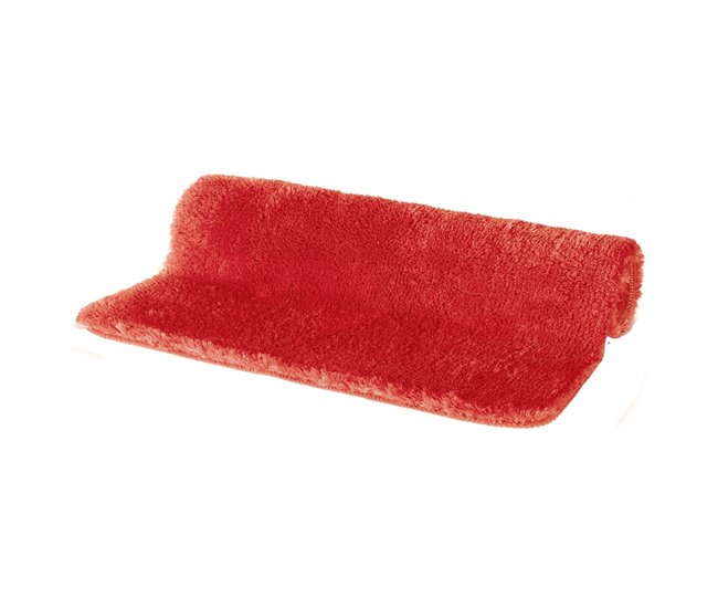 Coleção fina de Spirella, tapete de banheiro 90x60 Vermelho