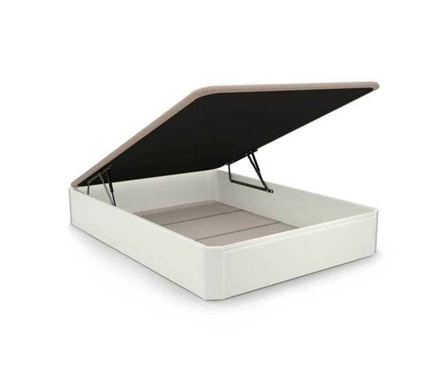 Sommier rebatível de luxo 3D 135x190 Branco