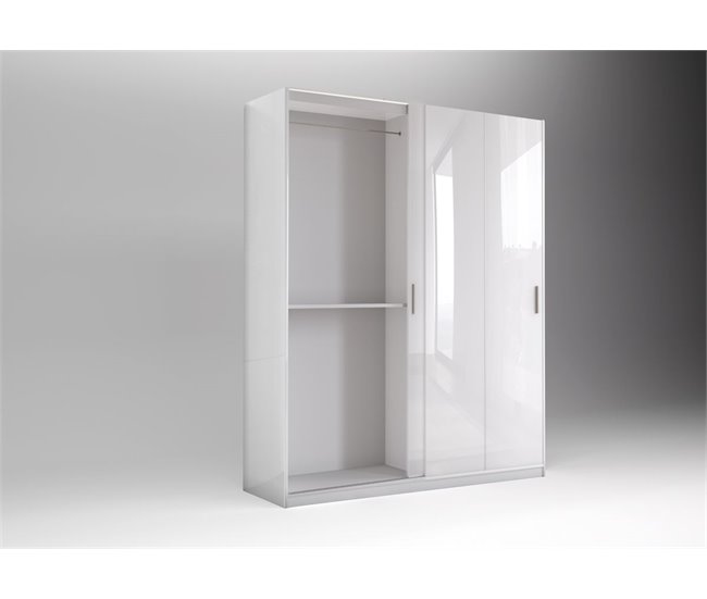 Roupeiro ATENZA portas deslizantes 200x238cm branco Branco