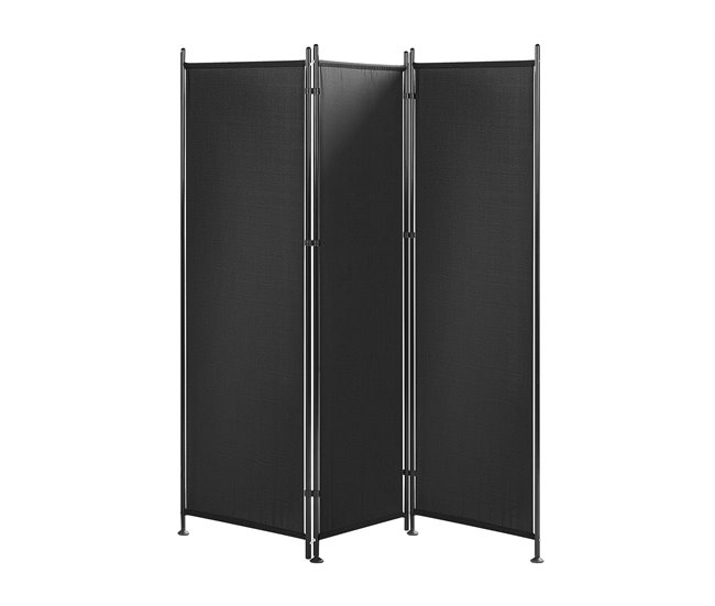 Beliani Biombo dobrável NARNI 161x2 Preto