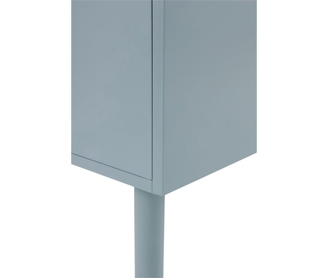 Aparador com cantos arredondados nos cantos das portas 180 Azul