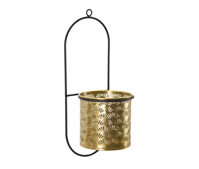 Vaso para Plantas MF687 Dourado