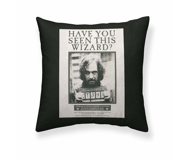 Capa de travesseiro Sirius Black Preto
