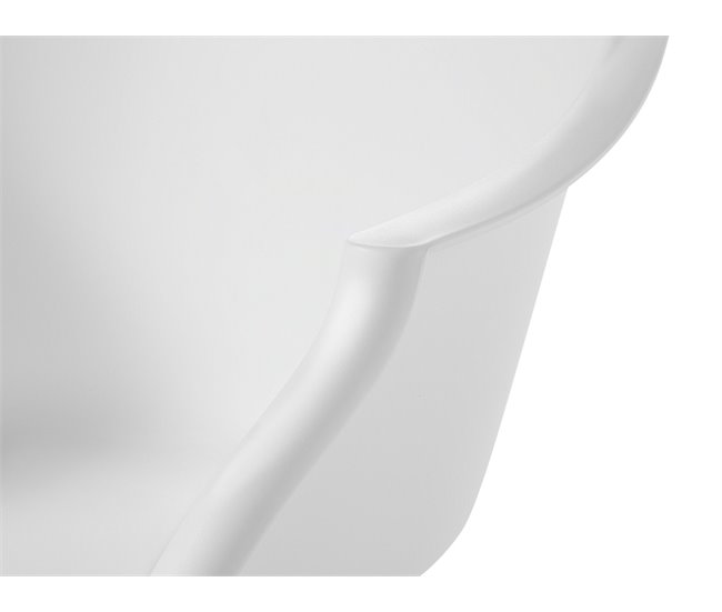Beliani Cadeira de baloiço HARMONY Branco