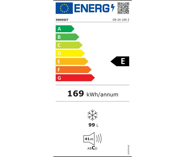 Arca congeladora horizontal INDESIT OS 2A 100 2 86cm 97L Branco