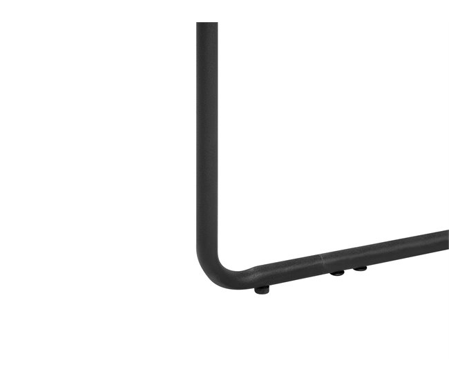 Beliani Mesa auxiliar MELODY 50x50 Castanho